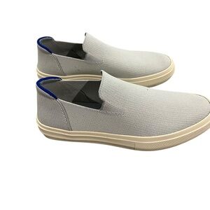Rothy's slip on sneakers - ash gray with a soft blue tone. Worn a few times. EUC